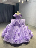 Vintage Haute Couture Ball Gown Wedding Dresses Vintage Rosette Dress 66956