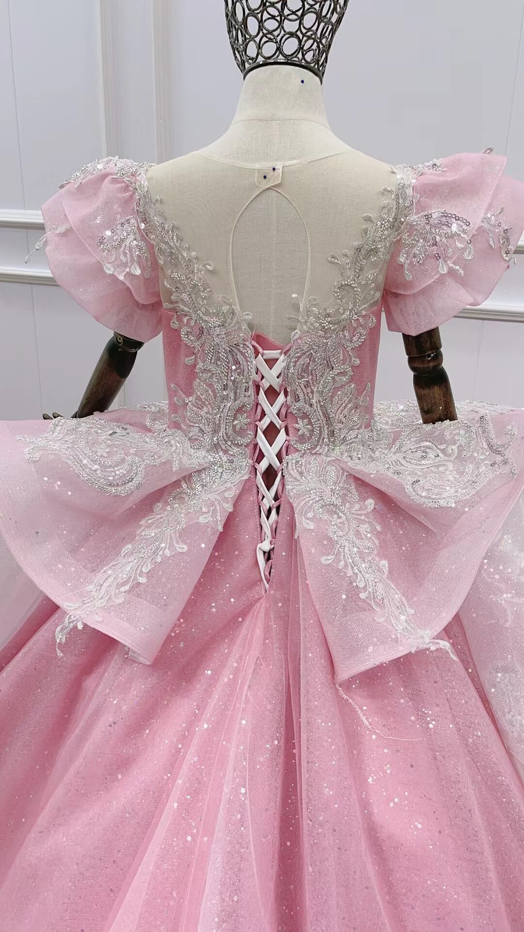 Vintage Pageant Gowns for Kids Cinderella Dress 51005-Pageant Dresses for Kids 2025 -Viniodress-Dusty Blue-Custom Size-