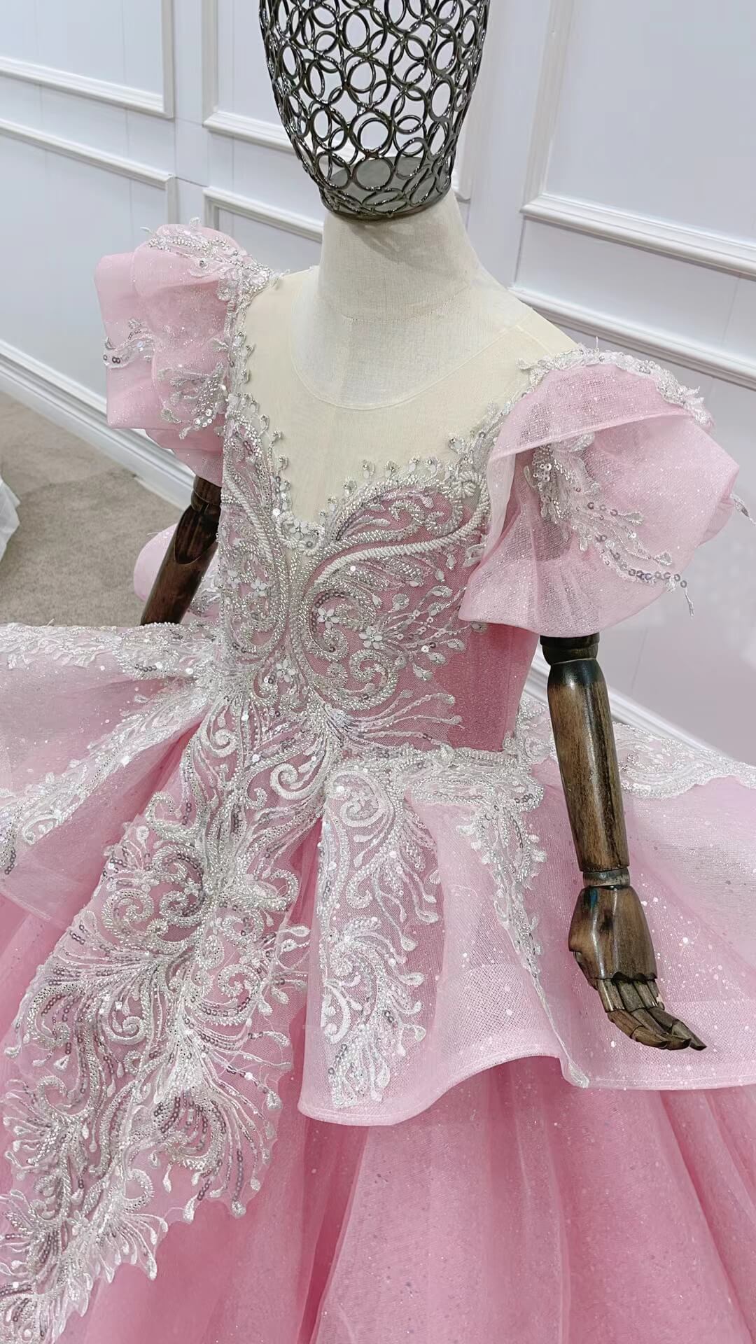 Vintage Pageant Gowns for Kids Cinderella Dress 51005-Pageant Dresses for Kids-Viniodress-Viniodress