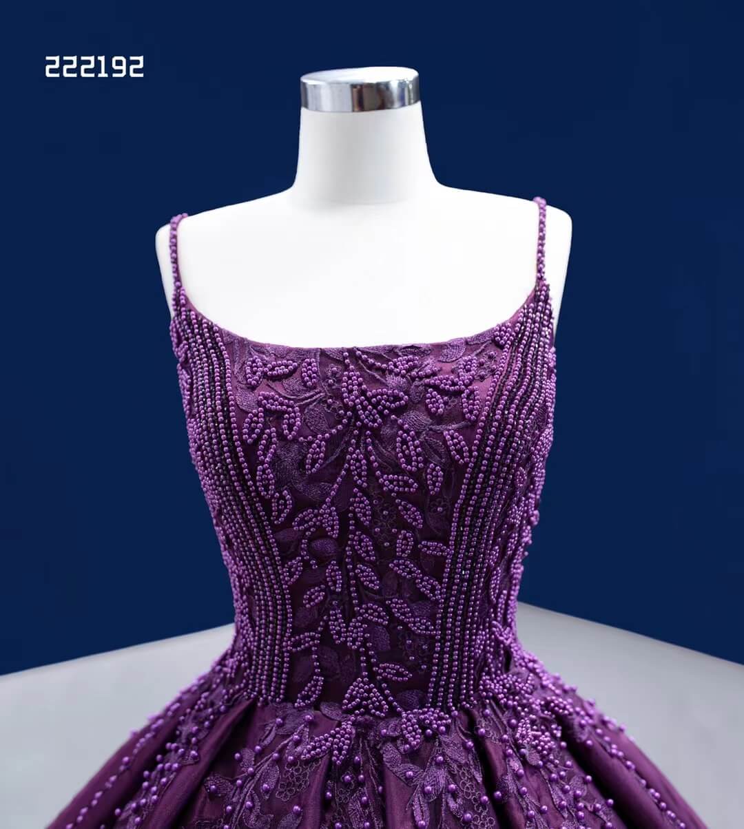 Vintage Purple Wedding Dresses Spaghetti Strap Cinderella Ball Gown Debut Dresses 222192-Quinceanera Dresses 2025 -Viniodress-Purple-Custom Size-
