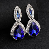 Vintage Teardrop Earrings AC1247-Bridal Jewelry-Viniodress-#1-Viniodress