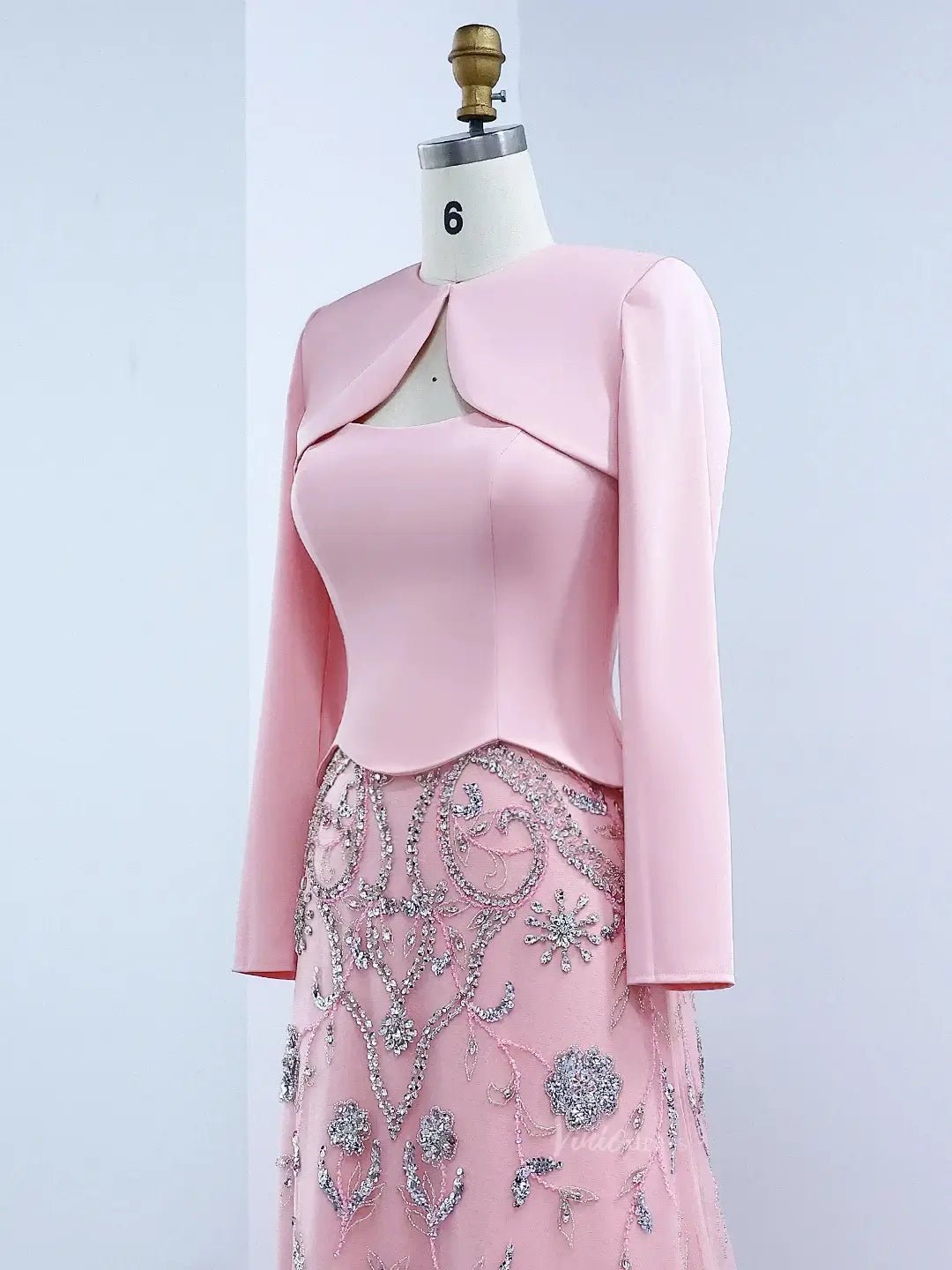 Vintage Yellow Prom Dresses with Jacket Beaded Sheath Formal Dresses BD018-Evening Dresses 2025 -Viniodress-Yellow-US 2-