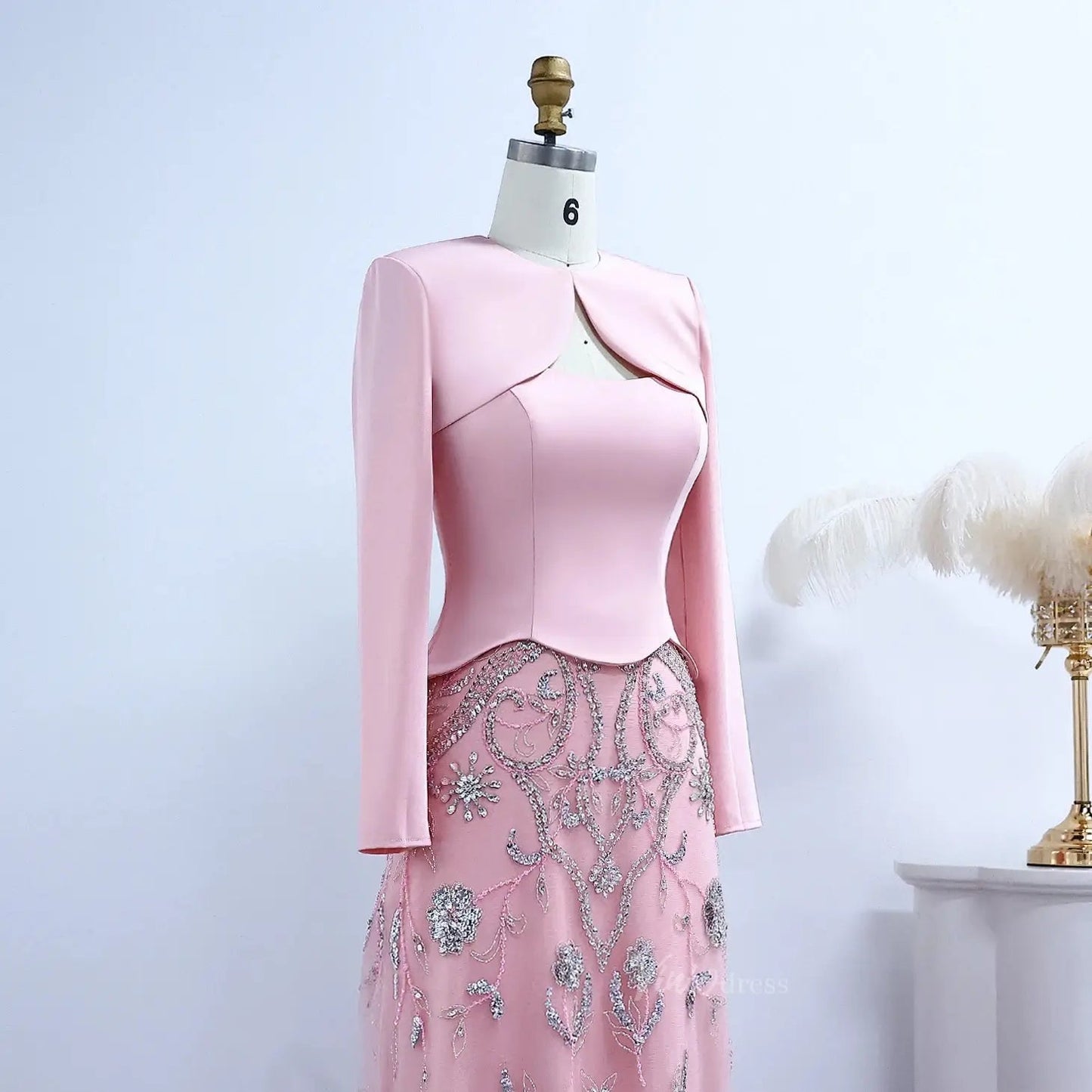 Vintage Yellow Prom Dresses with Jacket Beaded Sheath Formal Dresses BD018-Evening Dresses 2025 -Viniodress-Yellow-US 2-