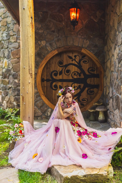 FW137-wedding dresses 2026-Viniodress-Pink-Custom Size-