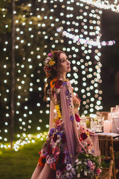 FW137-wedding dresses 2026-Viniodress-Pink-Custom Size-