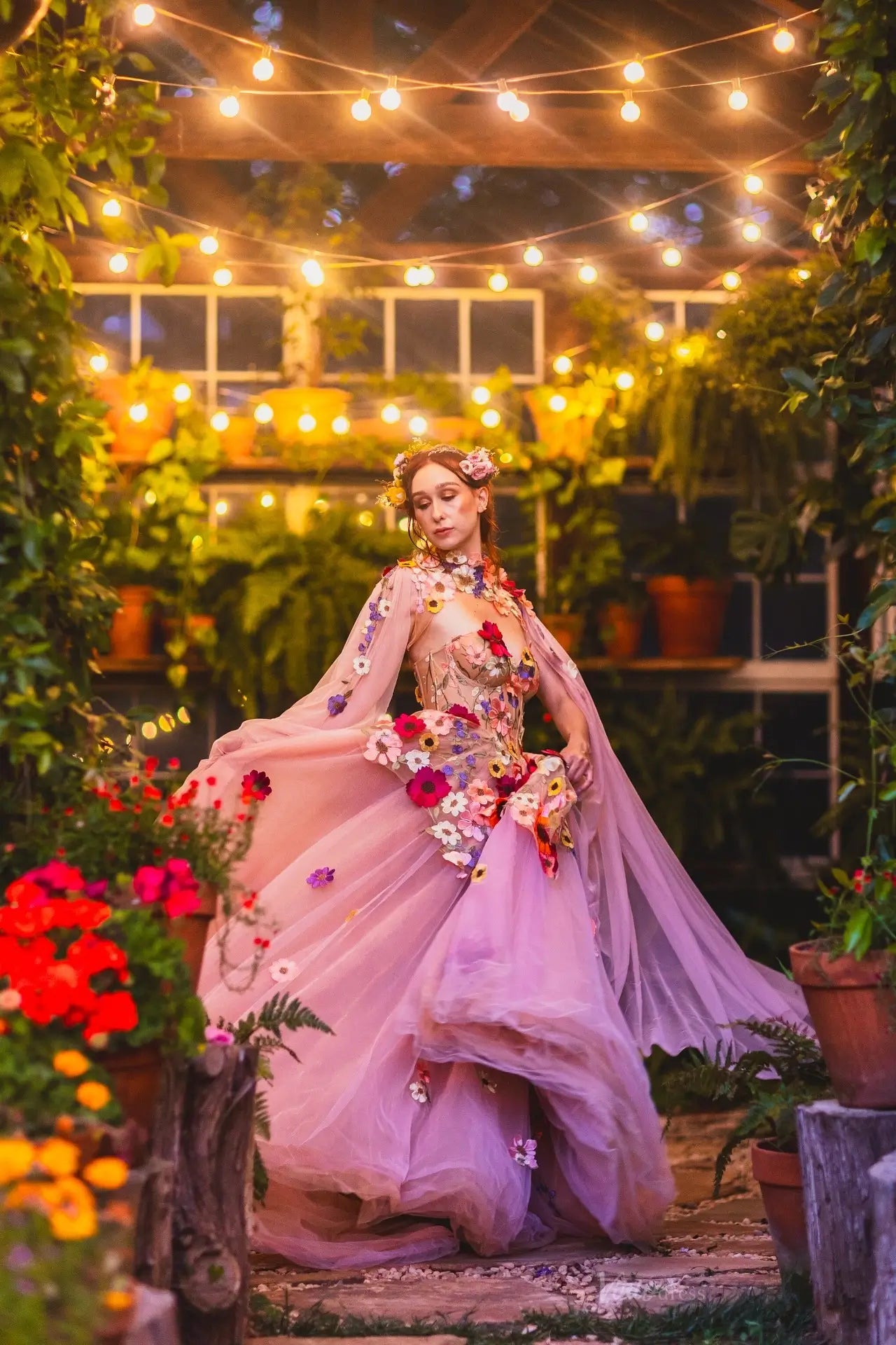 FW137-wedding dresses 2026-Viniodress-Pink-Custom Size-