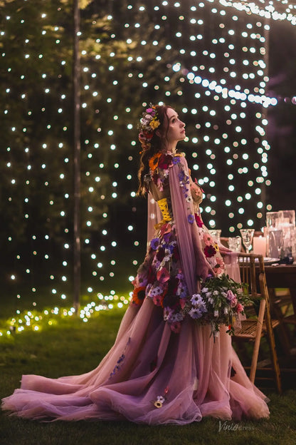 FW137-wedding dresses 2026-Viniodress-Pink-Custom Size-