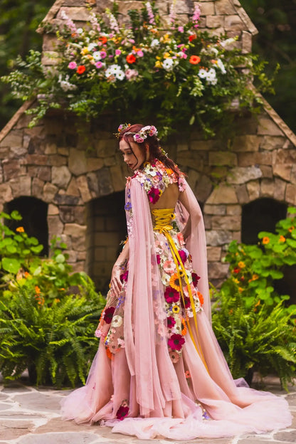 FW137-wedding dresses 2026-Viniodress-Pink-Custom Size-