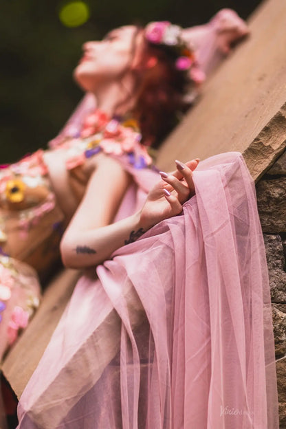 FW137-wedding dresses 2026-Viniodress-Pink-Custom Size-