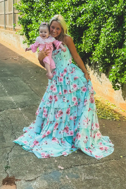 RF137-prom dresses 2026-Viniodress-Turquoise-Custom Size-