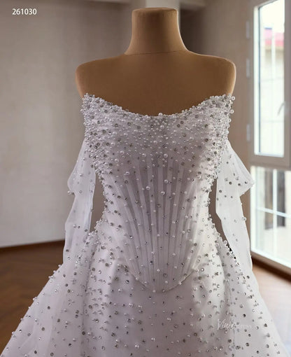 261030 1 meter-wedding dresses 2026-Viniodress-Ivory-Custom Size – Add Measurements in Cart-