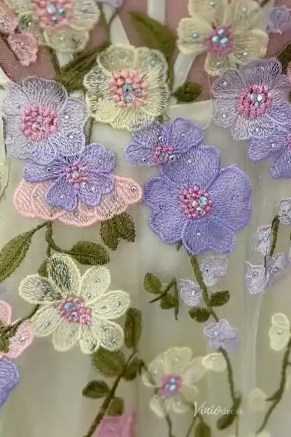 TU002-Prom Dresses 2026-Viniodress-Yellow-Custom Size-