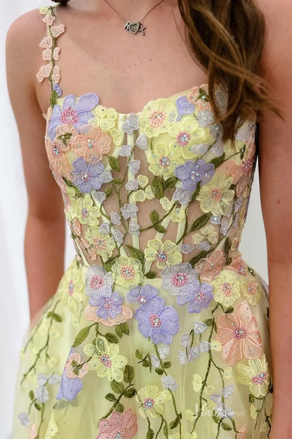 TU002-Prom Dresses 2026-Viniodress-Yellow-Custom Size-