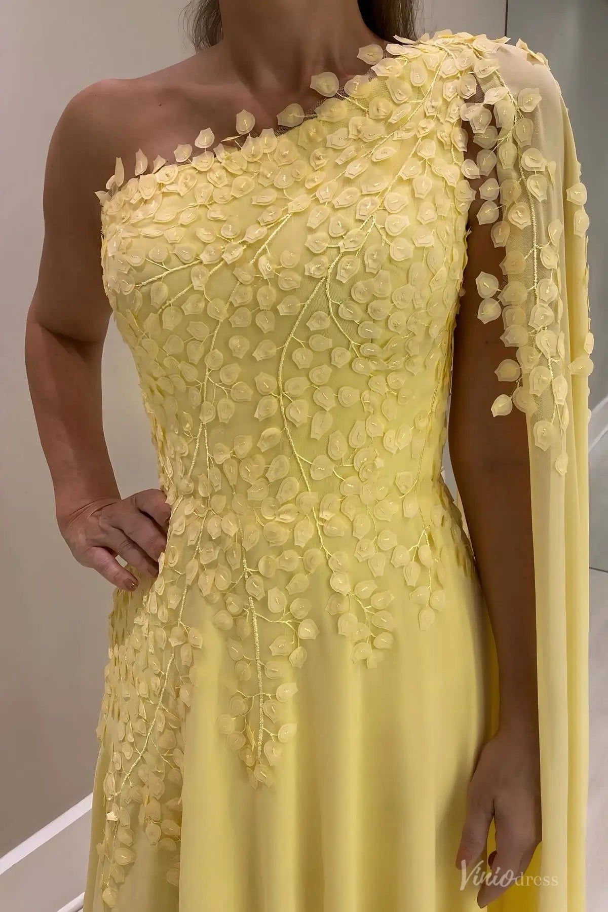 MM009-Evening Dresses 2026-Viniodress-Yellow-Custom Size-