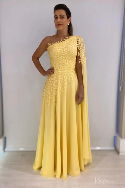 MM009-Evening Dresses 2026-Viniodress-Yellow-Custom Size-