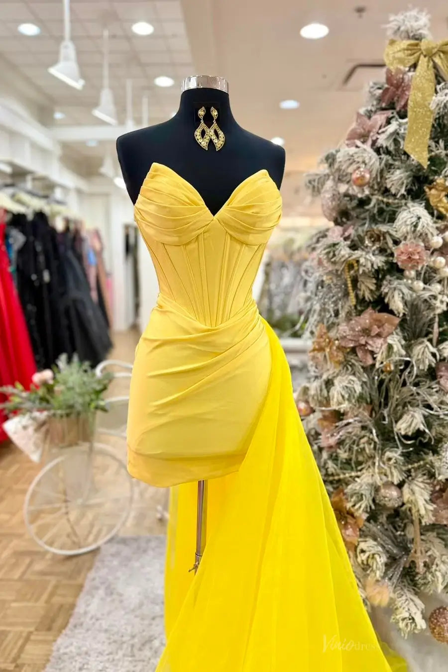 SK003-prom dresses 2026-Viniodress-Yellow-Custom Size-