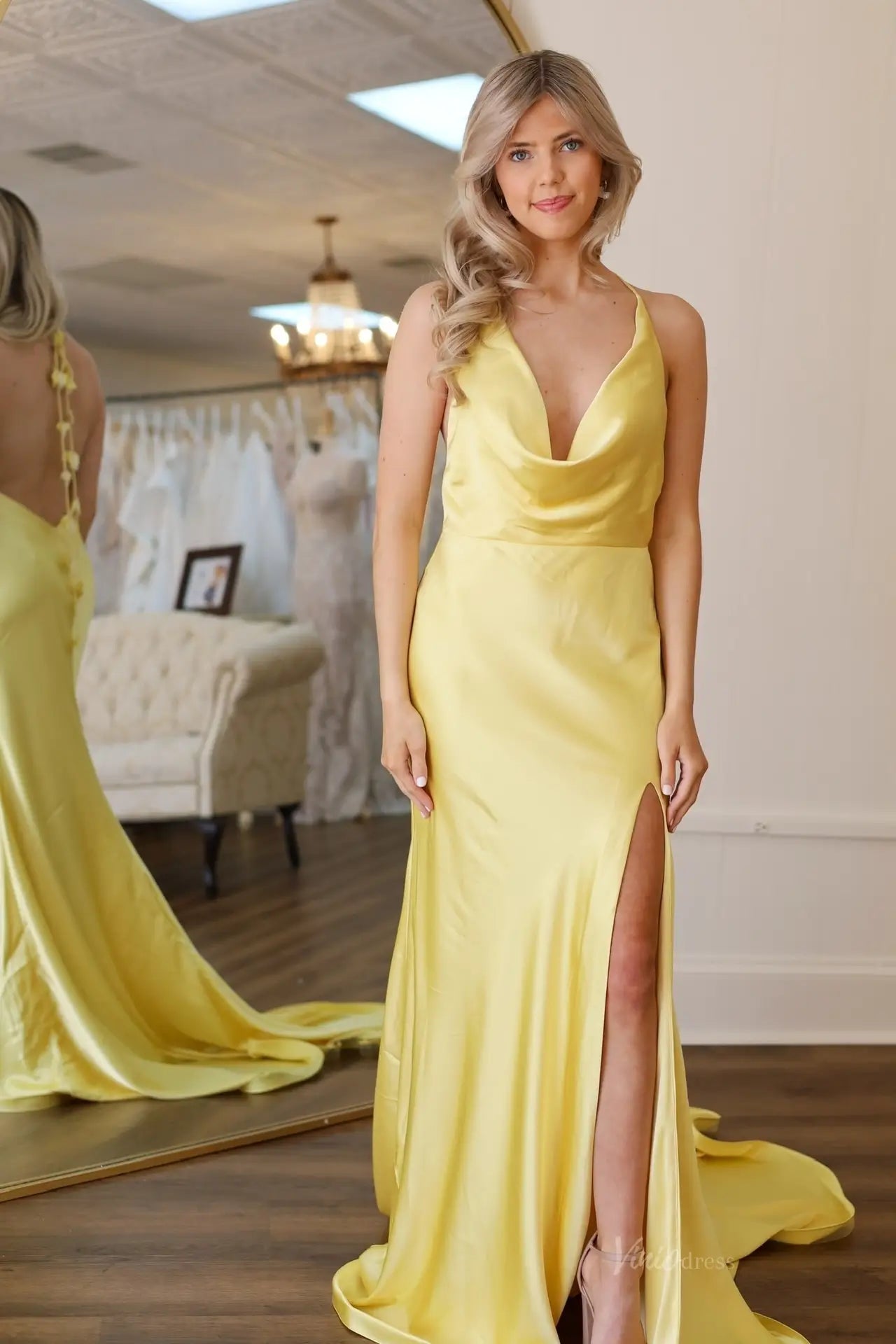 SS406-Prom Dresses 2026-Viniodress-Yellow-Custom Size – Add Measurements in Cart-