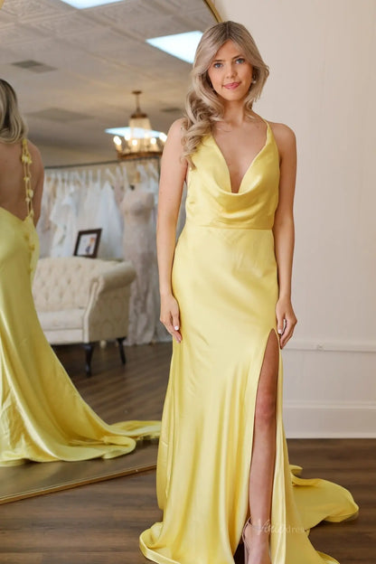 SS406-Prom Dresses 2026-Viniodress-Yellow-Custom Size – Add Measurements in Cart-