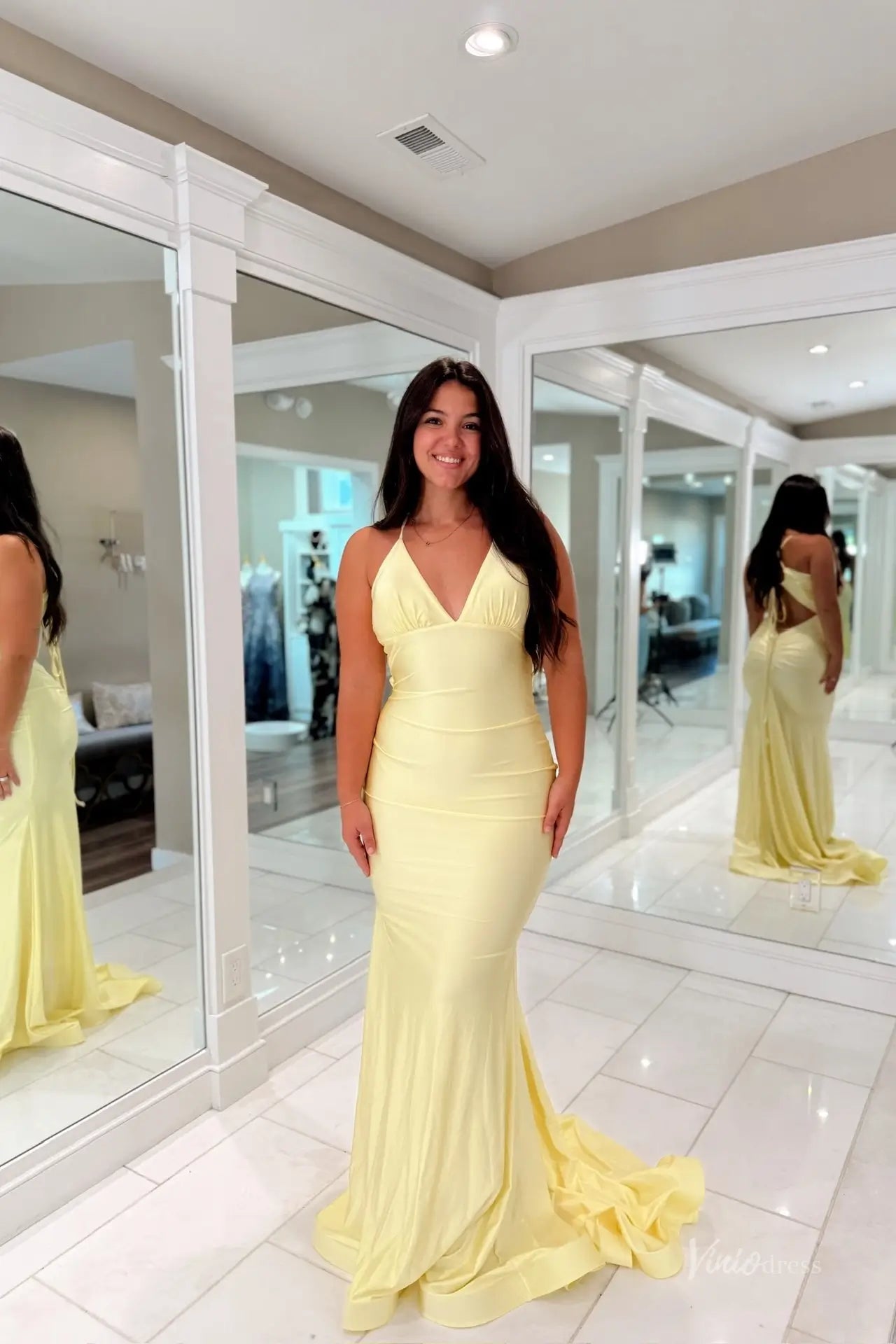 SS387-prom dresses 2026-Viniodress-Butter Yellow-Custom Size – Add Measurements in Cart-