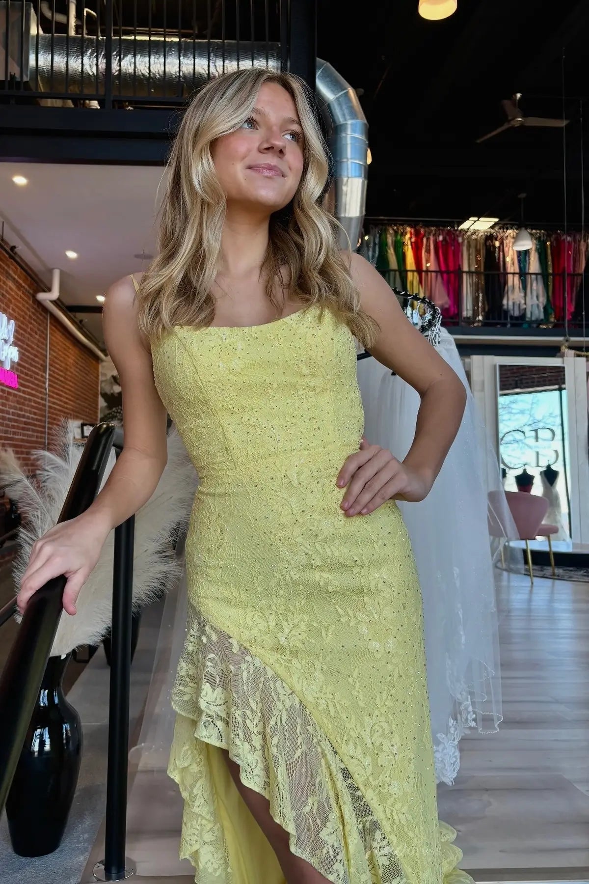 LP030不转-prom dresses 2026-Viniodress-Butter Yellow-Custom Size-