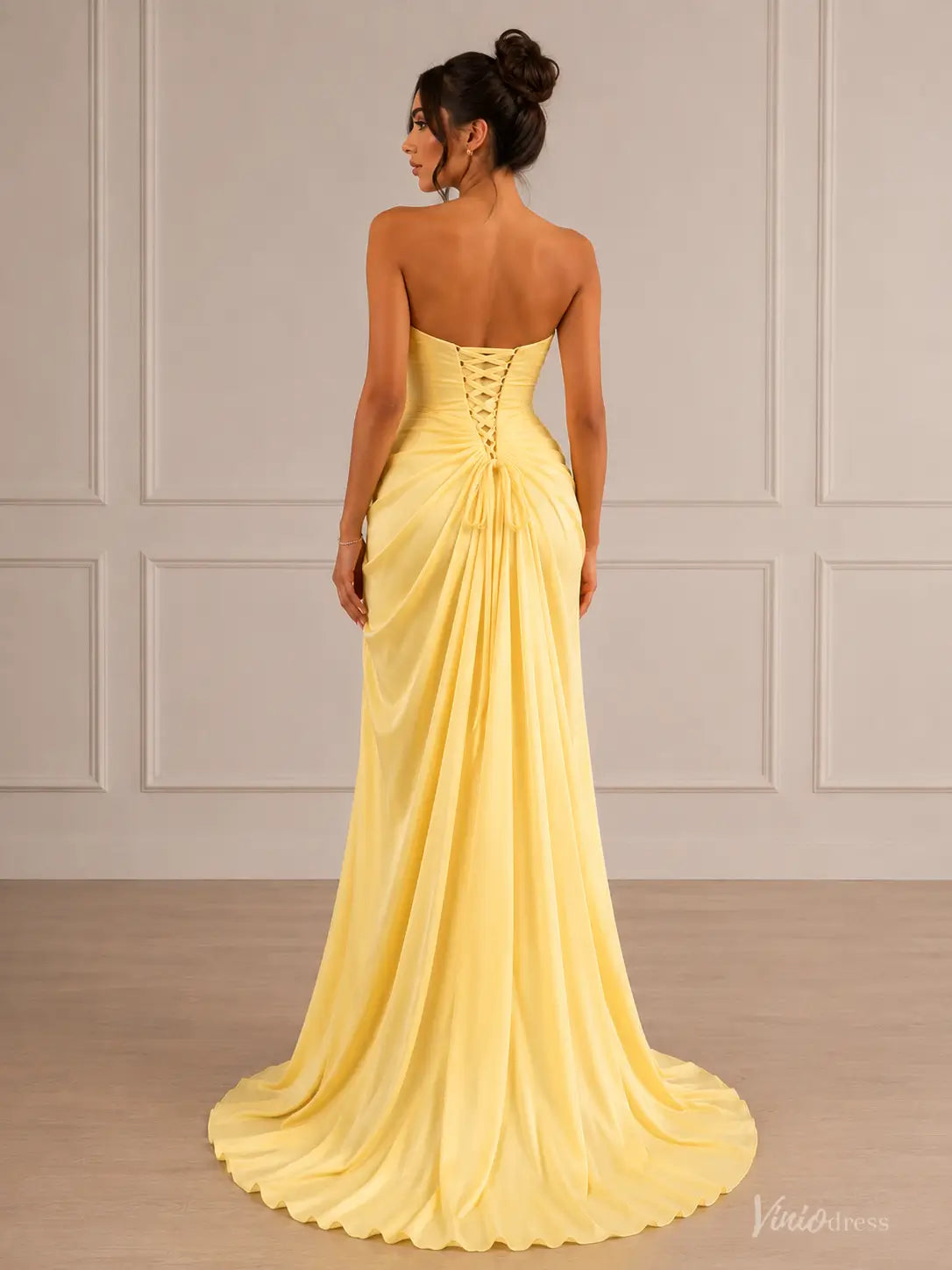 GE106 evening-Evening Dresses 2026-Viniodress-Yellow-Custom Size – Add Measurements in Cart-