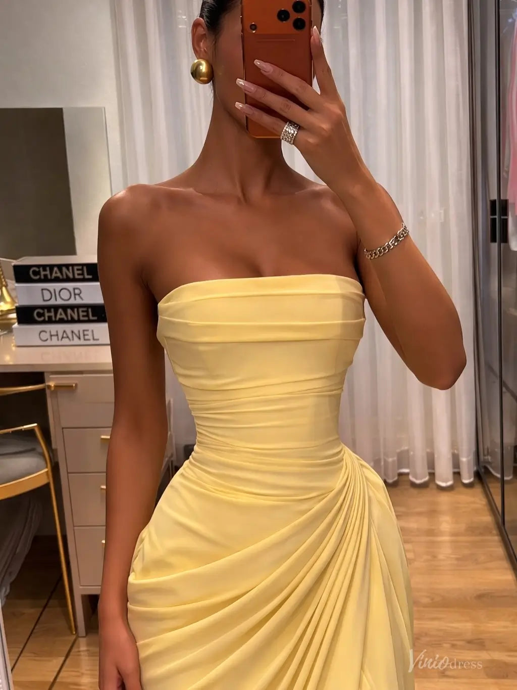 GE106 evening-Evening Dresses 2026-Viniodress-Yellow-Custom Size – Add Measurements in Cart-
