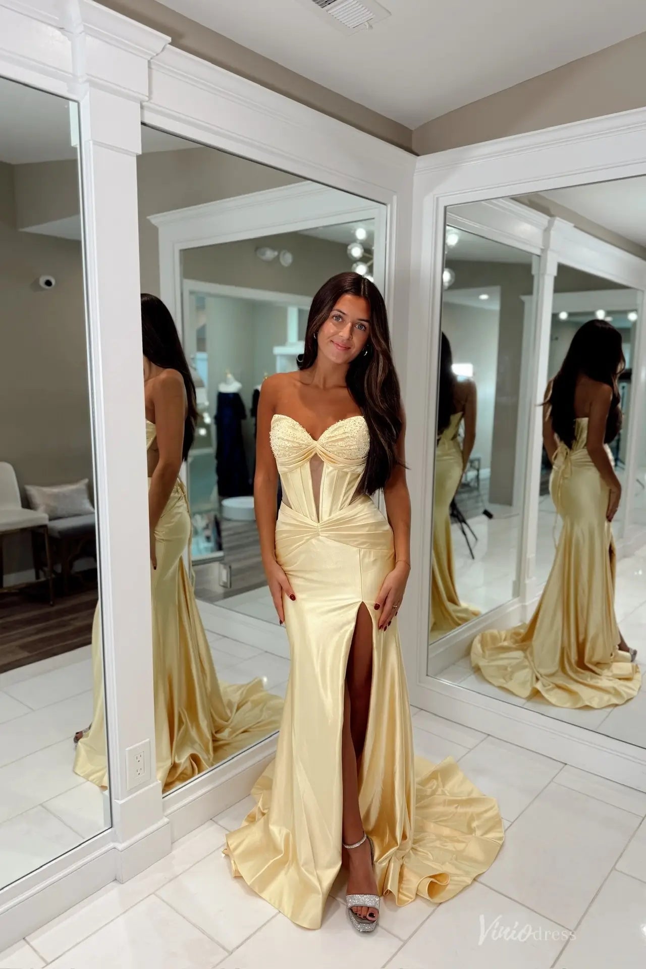 SS282不转-prom dresses 2026-Viniodress-Yellow-A-Custom Size