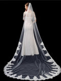 1 Tier Lace Cathedral Veil Viniodress TS1917
