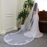 Cathedral Length Spanish Mantilla Veil Viniodress V685-Veils-Viniodress-Ivory-Viniodress