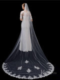 Cheap Lace Cathedral Veil Viniodress TS1914