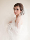 Classic Simple Cathedral Veil AC1214-Veils-Viniodress-Ivory-Cathedral/As Pictured-Viniodress