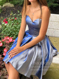 Glittery Strapless Homecoming Dresses Simple Cocktail Party Dress SD1242
