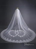 Lace Appliqued Cathedral Veil Viniodress TS17139