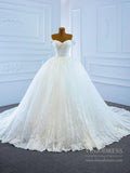 Off the Shoulder Wedding Dresses Plus Size Lace Bridal Gowns VW1033