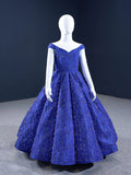 Royal Blue Pageant Dresses for Little Girls FD1117C