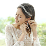 Simple Crystal Spray Earrings AC1030-Bridal Jewelry-Viniodress-Earrings-Viniodress