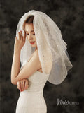 Starry Elbow Length Bridal Veil Viniodress TS1923