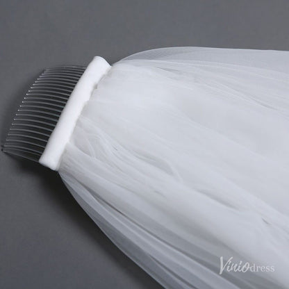 Cathedral Length Mantilla Veil Viniodress TS17136-Bridal Veil 2025 -Viniodress-Ivory-