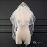 Classic 2 Tier Short Veil Viniodress-Veils-Viniodress-Viniodress