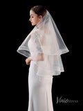 Classic Short Bridal Veil Viniodress TS1905-Veils-Viniodress-Viniodress