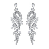 Crystal Drop Earrings AC1246-Bridal Jewelry-Viniodress-Viniodress