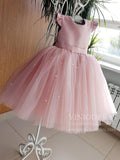 Cute Pink Tulle Flower Girl Dresses GL1025-flower girl dresses-Viniodress-Viniodress