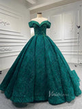 Emerald Green Ball Gown Quinceanera Dress 66844 viniodress