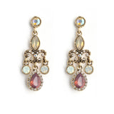 Handmade Teardrop Earrings AC1073-Bridal Jewelry-Viniodress-Viniodress