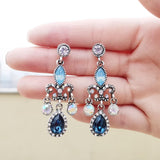 Handmade Teardrop Earrings AC1073-Bridal Jewelry-Viniodress-Viniodress