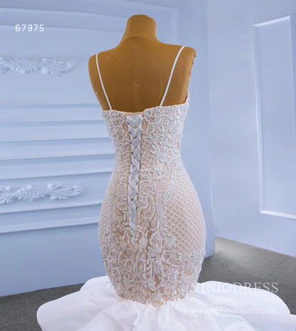 Haute Couture Lace Mermaid Wedding Gown 67375 VINIODRESS-wedding dresses 2025 -Viniodress-As Picture-Custom Size-