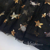 High Neckline Black Star Homecoming Dresses SD1402-homecoming dresses-Viniodress-Viniodress