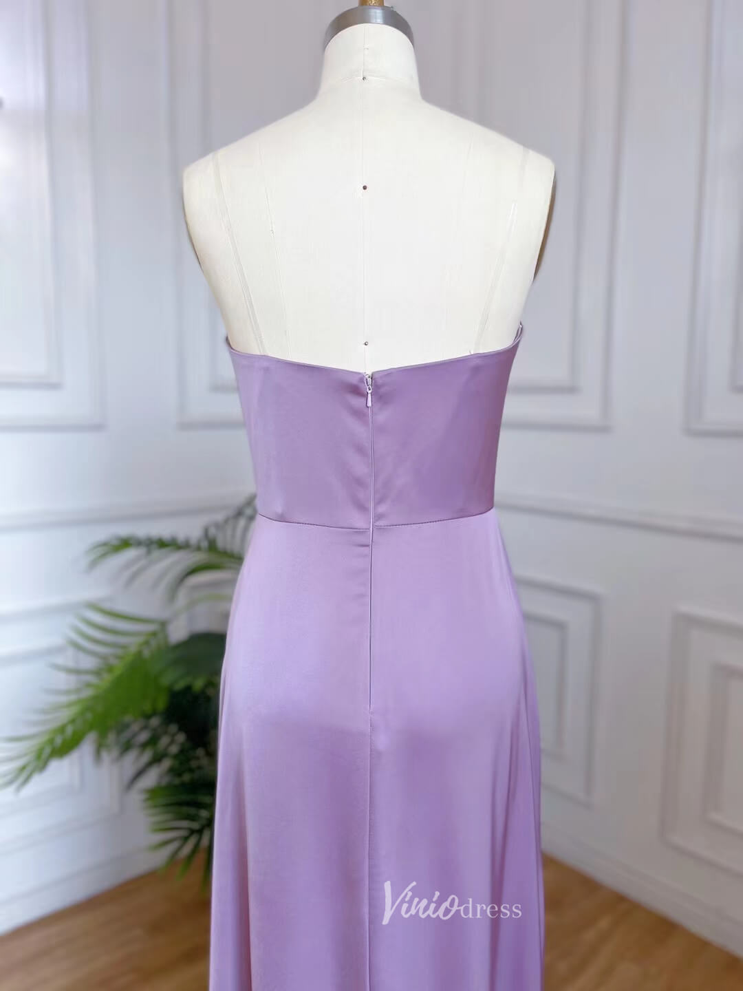 Lavender Beaded Convertible Evening Dresses Sheath Mother of the Bride Dress 20052-prom dresses-Viniodress-Viniodress