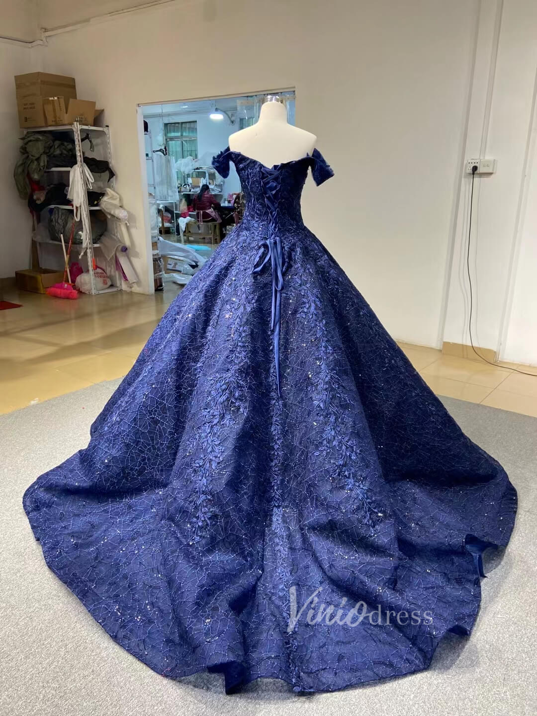 Royal Blue Quinceanera Dresses Sweetheart Flowers Prom Party Sweet 16 Ball  Gown | eBay