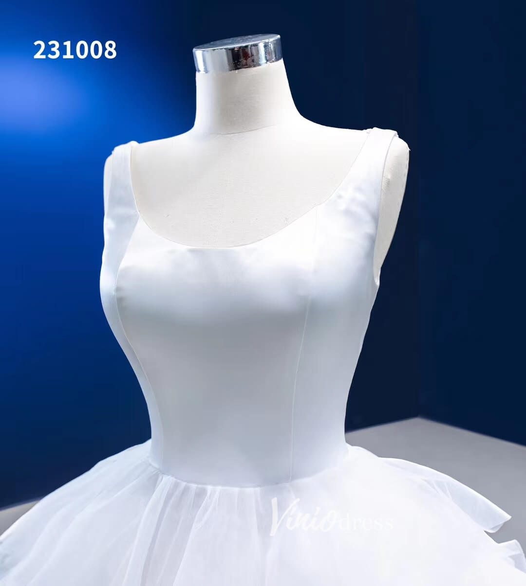 Light Green Yellow Gradient Ruffle Wedding Dress Layered Ball Gowns 231008-prom dresses 2025 -Viniodress-Light Green-Custom Size-